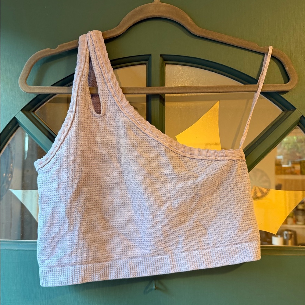 Urban Outfitters Lilac One-Shoulder Top